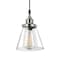 Globe Electric Globe Electric Parker Chrome Clear 1 lights Pendant Light 60946 - alternate 1